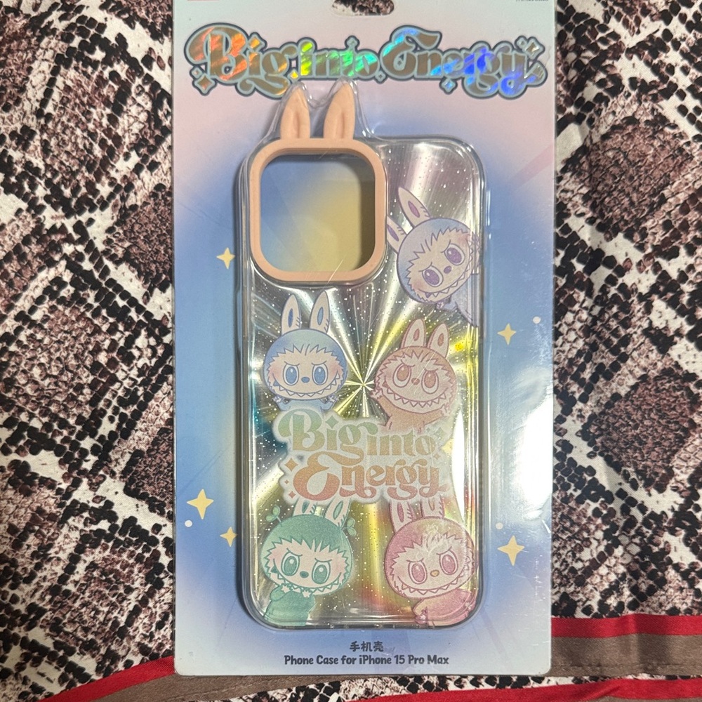 Bling Energy iPhone 15 Pro Max Case - Holographic Multicolor